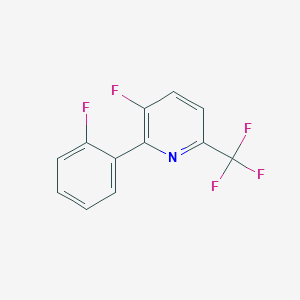 3-Fluoro-2-(2-fluorophenyl)-6-(trifluoromethyl)pyridine