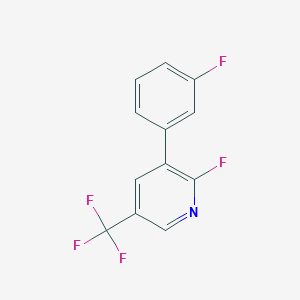 2-Fluoro-3-(3-fluorophenyl)-5-(trifluoromethyl)pyridine