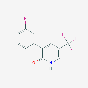 3-(3-Fluorophenyl)-5-(trifluoromethyl)pyridin-2-ol