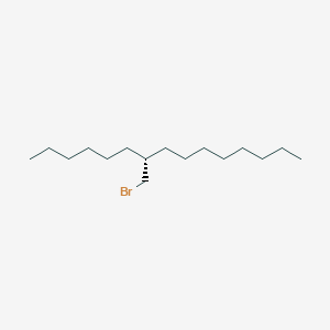 molecular formula C16H33Br B13885586 (7R)-7-(bromomethyl)pentadecane 