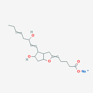 molecular formula C20H29NaO5 B13885769 Prostaglandin I3 (sodium) 