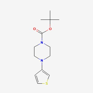 molecular formula C13H20N2O2S B13885865 Tert-butyl 4-thiophen-3-ylpiperazine-1-carboxylate 
