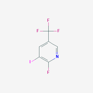 molecular formula C6H2F4IN B1388588 2-Fluoro-3-iodo-5-(trifluoromethyl)pyridine CAS No. 1207845-81-5