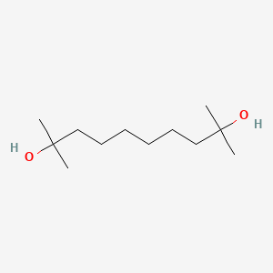 molecular formula C12H26O2 B13886005 2,9-Dimethyl-2,9-decanediol CAS No. 22092-57-5
