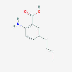 molecular formula C11H15NO2 B13886061 2-amino-5-butylBenzoic acid 