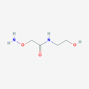 molecular formula C4H10N2O3 B13886124 2-(aminooxy)-N-(2-hydroxyethyl)Acetamide 