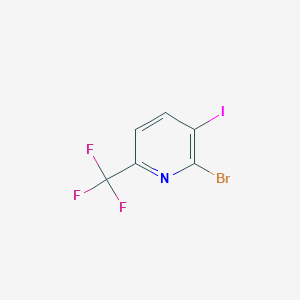 molecular formula C6H2BrF3IN B1388631 2-Bromo-3-iodo-6-(trifluoromethyl)pyridine CAS No. 749875-08-9