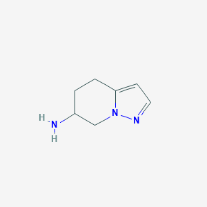 molecular formula C7H11N3 B13886440 4,5,6,7-Tetrahydropyrazolo[1,5-A]pyridin-6-amine 