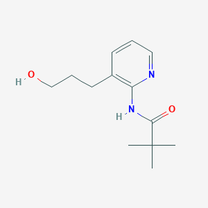 molecular formula C13H20N2O2 B1388649 N-(3-(3-Hydroxypropyl)pyridin-2-yl)pivalamide CAS No. 1203499-57-3