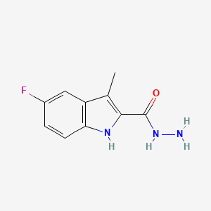 5-Fluoro-3-methyl-1H-indole-2-carbohydrazide