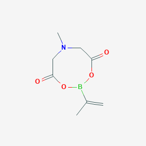 molecular formula C8H12BNO4 B1388662 6-Methyl-2-(prop-1-en-2-yl)-1,3,6,2-dioxazaborocane-4,8-dione CAS No. 1104637-47-9