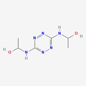 molecular formula C6H12N6O2 B1388668 1,1'-[1,2,4,5-Tetrazine-3,6-diyldi(imino)]diethanol CAS No. 1199216-04-0