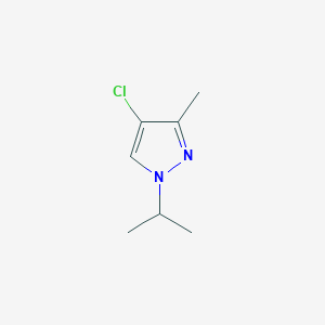 molecular formula C7H11ClN2 B1388671 4-Chloro-1-isopropyl-3-methyl-1H-pyrazole CAS No. 1217862-27-5