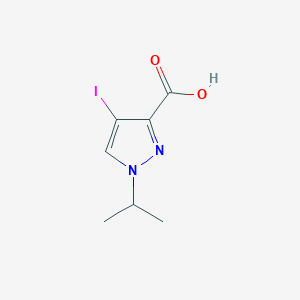 molecular formula C7H9IN2O2 B1388677 4-iodo-1-isopropyl-1H-pyrazole-3-carboxylic acid CAS No. 1217862-82-2