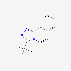 molecular formula C14H15N3 B13886843 3-Tert-butyl-[1,2,4]triazolo[3,4-a]isoquinoline 