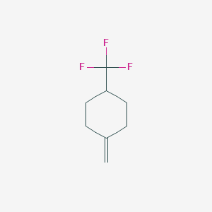 molecular formula C8H11F3 B13886907 1-Methylidene-4-(trifluoromethyl)cyclohexane 