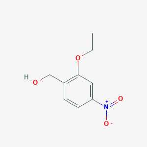 molecular formula C9H11NO4 B13886908 (2-Ethoxy-4-nitrophenyl)methanol CAS No. 10473-47-9
