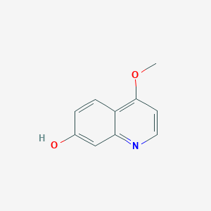 molecular formula C10H9NO2 B13886988 4-Methoxy-7-quinolinol 