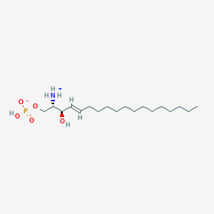 molecular formula C18H38NO5P B013887 Sphingosine 1-phosphate CAS No. 26993-30-6