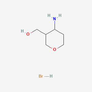 molecular formula C6H14BrNO2 B13887029 (4-Aminotetrahydropyran-3-YL)methanol hydrobromide 