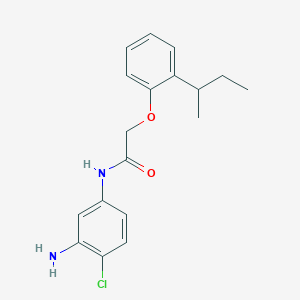 N-(3-Amino-4-chlorophenyl)-2-[2-(sec-butyl)-phenoxy]acetamide