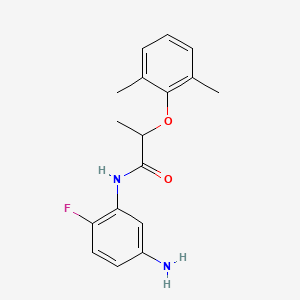 N-(5-Amino-2-fluorophenyl)-2-(2,6-dimethylphenoxy)propanamide