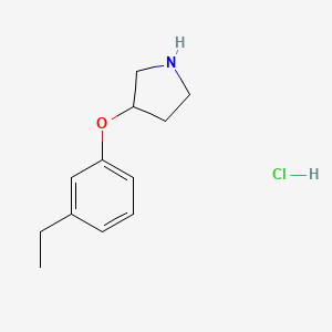 3-(3-Ethylphenoxy)pyrrolidine hydrochloride