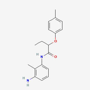 N-(3-Amino-2-methylphenyl)-2-(4-methylphenoxy)-butanamide