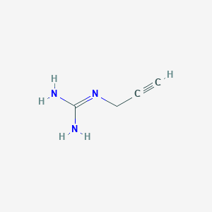 molecular formula C4H7N3 B13887204 Propargylguanidine 