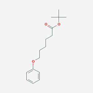 molecular formula C16H24O3 B13887209 Tert-butyl 6-phenoxyhexanoate 