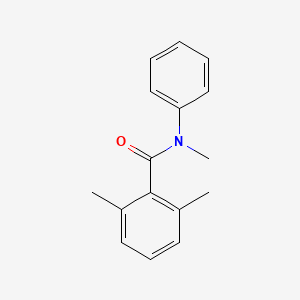 molecular formula C16H17NO B13887221 N,2,6-Trimethyl-N-phenylbenzamide CAS No. 135340-85-1