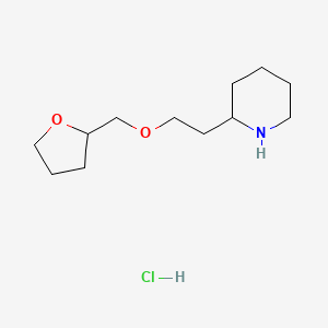 2-[2-(Tetrahydro-2-furanylmethoxy)ethyl]piperidine hydrochloride