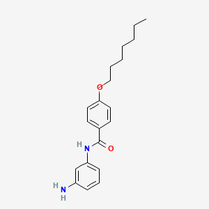 N-(3-Aminophenyl)-4-(heptyloxy)benzamide