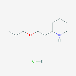 2-(2-Piperidinyl)ethyl propyl ether hydrochloride