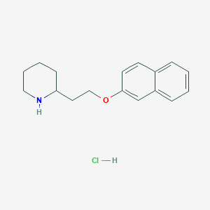 2-[2-(2-Naphthyloxy)ethyl]piperidine hydrochloride