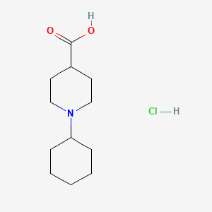 1-Cyclohexylpiperidine-4-carboxylic acid hydrochloride