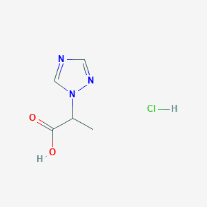 2-[1,2,4]Triazol-1-yl-propionic acid hydrochloride