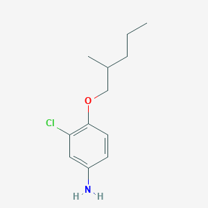 3-Chloro-4-[(2-methylpentyl)oxy]aniline