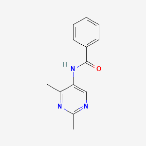molecular formula C13H13N3O B13887386 N-(2,4-dimethylpyrimidin-5-yl)benzamide 