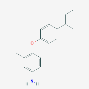 4-[4-(Sec-butyl)phenoxy]-3-methylphenylamine