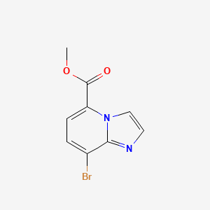 molecular formula C9H7BrN2O2 B13887422 Methyl 8-bromoimidazo[1,2-a]pyridine-5-carboxylate CAS No. 1312697-72-5