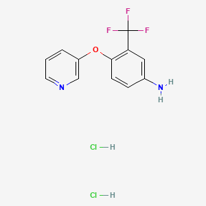 4-(3-Pyridinyloxy)-3-(trifluoromethyl)aniline dihydrochloride