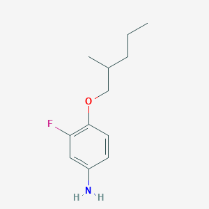 3-Fluoro-4-[(2-methylpentyl)oxy]aniline