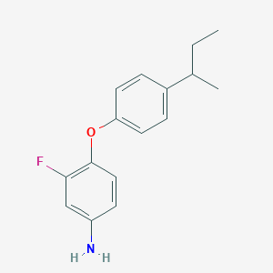 4-[4-(Sec-butyl)phenoxy]-3-fluorophenylamine
