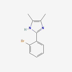 molecular formula C11H11BrN2 B13887518 2-(2-bromophenyl)-4,5-dimethyl-1H-imidazole 