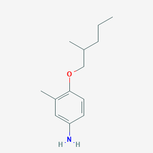 3-Methyl-4-[(2-methylpentyl)oxy]aniline