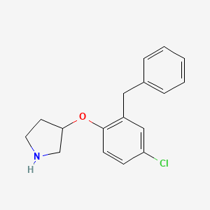 3-(2-Benzyl-4-chlorophenoxy)pyrrolidine