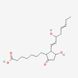 molecular formula C20H32O5 B13887638 7-((1R,2R,3R)-3-Hydroxy-2-((S,1E,5E)-3-hydroxyocta-1,5-dien-1-yl)-5-oxocyclopentyl)heptanoic acid 