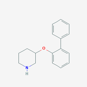 3-([1,1'-Biphenyl]-2-yloxy)piperidine