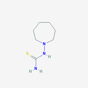 molecular formula C7H15N3S B13887661 N-(1-hexahydroazepinyl)-thiourea 